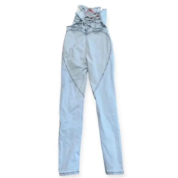 Vintage Light Blue Jumpsuit - Picture 3 of 5